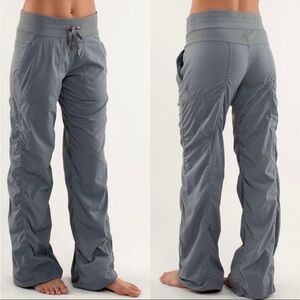 Lululemon Dance Studio Mid Rise Pant Gray Sz 4 Unlined